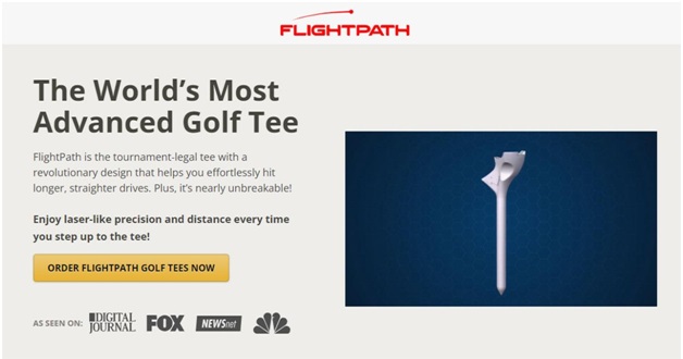 FlightPath Golf Tee