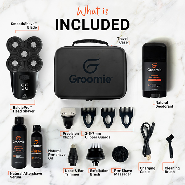 groomie shaver Features